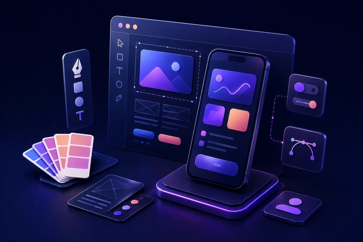 UI/UX Design services illustration